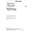 PIONEER TZ-F700 Service Manual cover photo