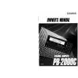 CASIO PB2000C Owner's Manual cover photo