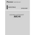 PIONEER AVIC-N1 Owner's Manual cover photo