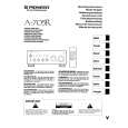 PIONEER A705R Owner's Manual cover photo
