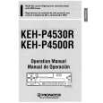 PIONEER KEH-P4500R (E) Owner's Manual cover photo