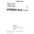 PIONEER HTP305-SW Service Manual cover photo