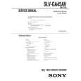 SONY SLVGA45AV Service Manual cover photo