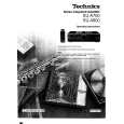 TECHNICS SUA600 Owner's Manual cover photo