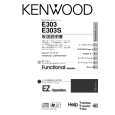 KENWOOD E303S Owner's Manual cover photo