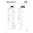 KENWOOD KD2055 Service Manual cover photo