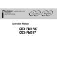 PIONEER CDX-FM1287 Service Manual cover photo