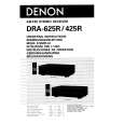 DENON DRA625R Owner's Manual cover photo