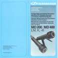 SENNHEISER MD 200 / 400 Owner's Manual cover photo