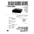 SONY XR-U550 Owner's Manual cover photo