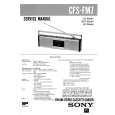 SONY CFSFM7 Service Manual cover photo
