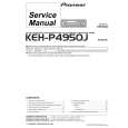 PIONEER KEH-P4950J/XM/ES Service Manual cover photo