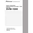 PIONEER SVM-1000/TLXJ Owner's Manual cover photo