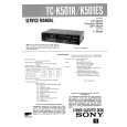 SONY TC-K501R/ES Service Manual cover photo