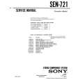 SONY SEN-721 Service Manual cover photo