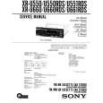 SONY XRU550 Service Manual cover photo
