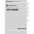 PIONEER DEH-2850MP/XU/ES Owner's Manual cover photo