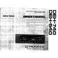 PIONEER DEH740 Owner's Manual cover photo