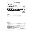 PIONEER CDXFM627S Service Manual cover photo