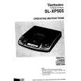 TECHNICS SL-XP505 Owner's Manual cover photo