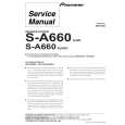 PIONEER S-A660/XJI/E Service Manual cover photo