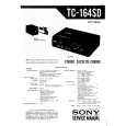 SONY TC164SD Service Manual cover photo