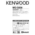KENWOOD MG-G608 Owner's Manual cover photo