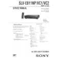 SONY SLVE811NP/VC Service Manual cover photo