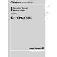 PIONEER DEH-P5900IB/XN/UC Owner's Manual cover photo