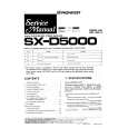PIONEER SXD5000 Service Manual cover photo