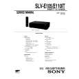 SONY SLVE110 Service Manual cover photo