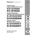 PIONEER XV-DV830 Owner's Manual cover photo