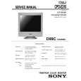SONY D99C CHASSIS Service Manual cover photo