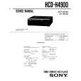 SONY HCD-H4900 Service Manual cover photo