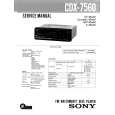 SONY CDX7560 Service Manual cover photo