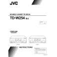 JVC TD-W254BKC Owner's Manual cover photo