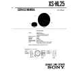 SONY XSHL25 Service Manual cover photo