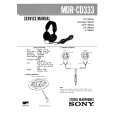 SONY MDRCD333 Service Manual cover photo