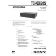 SONY TC-KB820S Service Manual cover photo