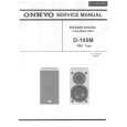 ONKYO D105M Service Manual cover photo