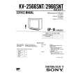 SONY KV2566SNT Service Manual cover photo
