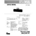 SONY CFSEW60L Service Manual cover photo