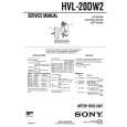 SONY HVL-20DW2 Service Manual cover photo