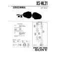 SONY XS-HL21 Service Manual cover photo