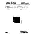 SONY KVS3431A Service Manual cover photo