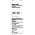 SONY ICF-S70 Owner's Manual cover photo