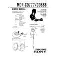 SONY MDRCD777 Service Manual cover photo