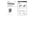 SONY TCS-430 Owner's Manual cover photo