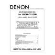 DENON DCR-710R Service Manual cover photo