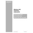 SONY PCWA-DE30 VAIO Owner's Manual cover photo
